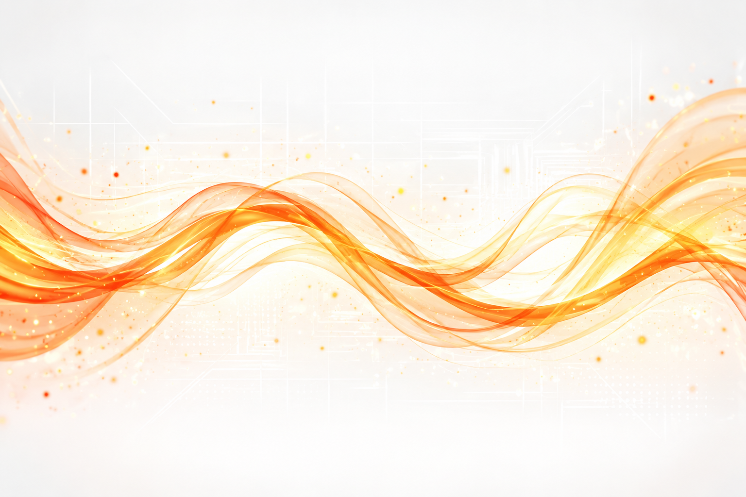 Abstract red and orange digital energy waves (Light) — Thinkads